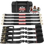 Main – Car Tie down straps with double j-hook axle Vehiclex