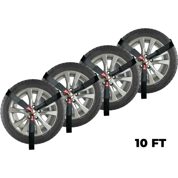 2 – wheel straps – 10 ft
