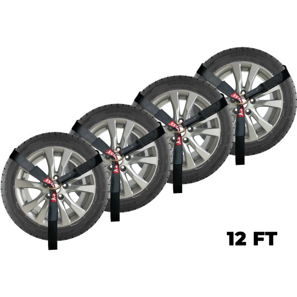 2 – wheel straps – 12 ft