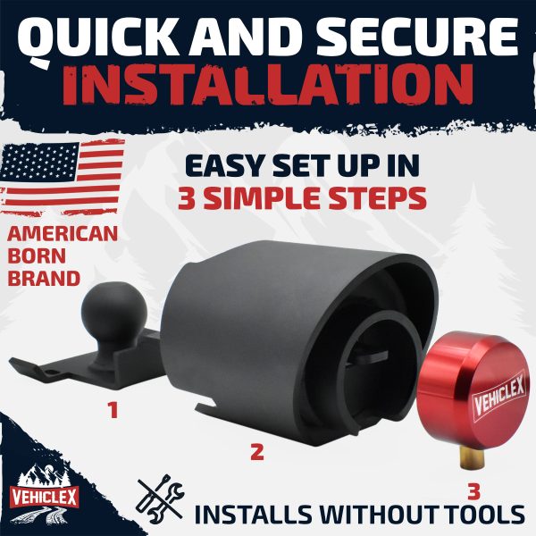 2 trailer lock red usa