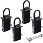Vehiclex Galvanized Steel Stake Pocket D Ring (4-Pack)s