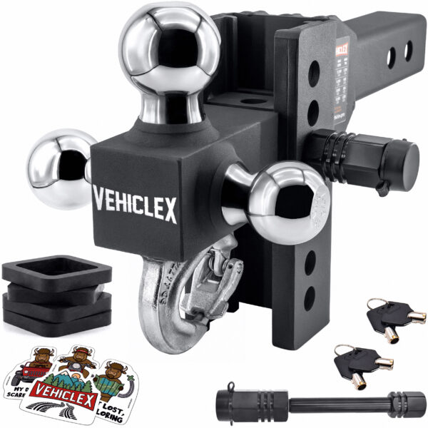Vehiclex adjustabe hitch drop 1_6in