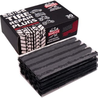 Vehiclex Flat Tire Repair Plugs - Heavy Duty Plug and Patch Kit for Emergency Repairs